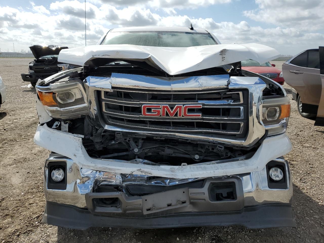 2015 GMC Sierra VIN 3GTU2VEC2FG163460 Copart auction photo, front end damage thumbnail 5