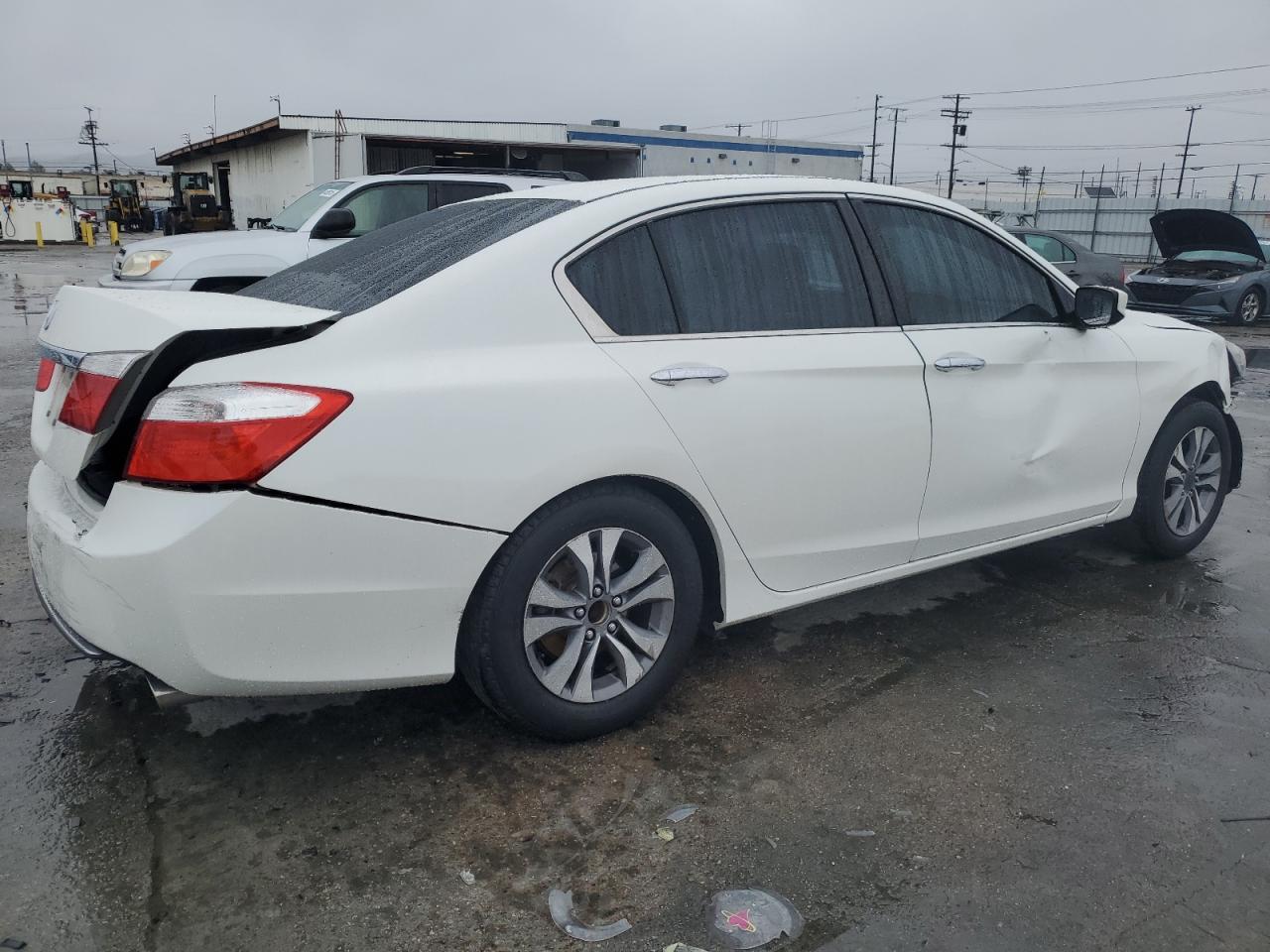 2014 Honda Accord VIN 1HGCR2F31EA075096 Copart auction photo, front end / rear end damage thumbnail 3