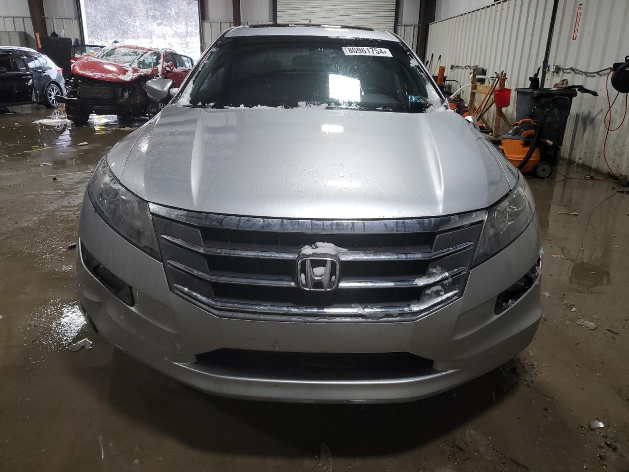 2010 Honda Accord VIN 5J6TF2H57AL016715 Copart auction photo, side / front end damage thumbnail 5