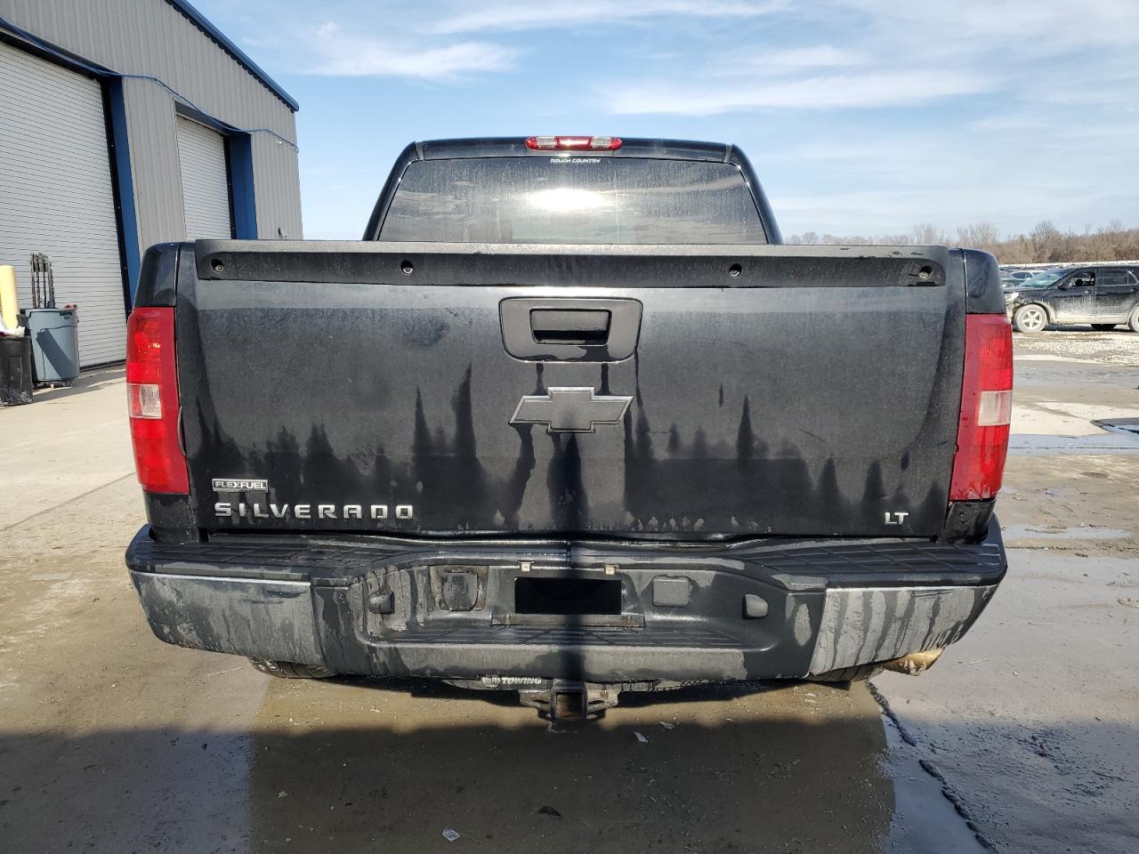 2008 Chevrolet Silverado VIN 3GCEK13368G309815 Copart auction photo, rear end / undercarriage damage thumbnail 6
