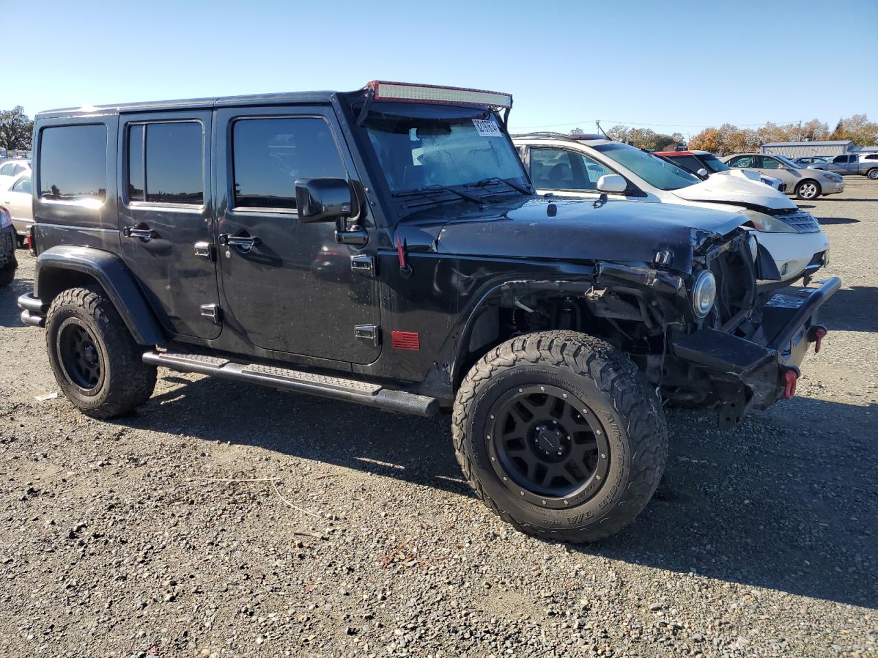 2010 Jeep Wrangler VIN 1J4BA3H19AL216041 Copart auction photo, front end / side damage thumbnail 4