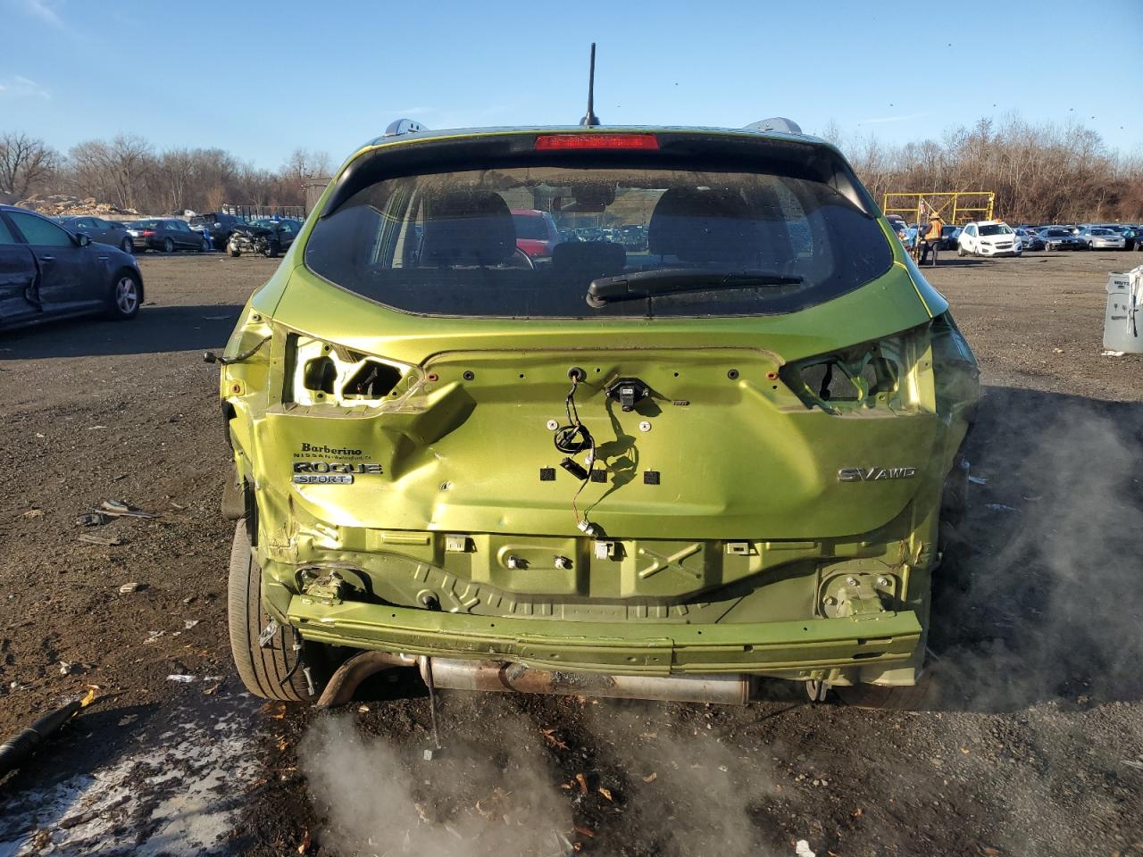 2020 Nissan Rogue VIN JN1BJ1CW9LW370718 Copart auction photo, rear end / minor dent/scratches damage thumbnail 6