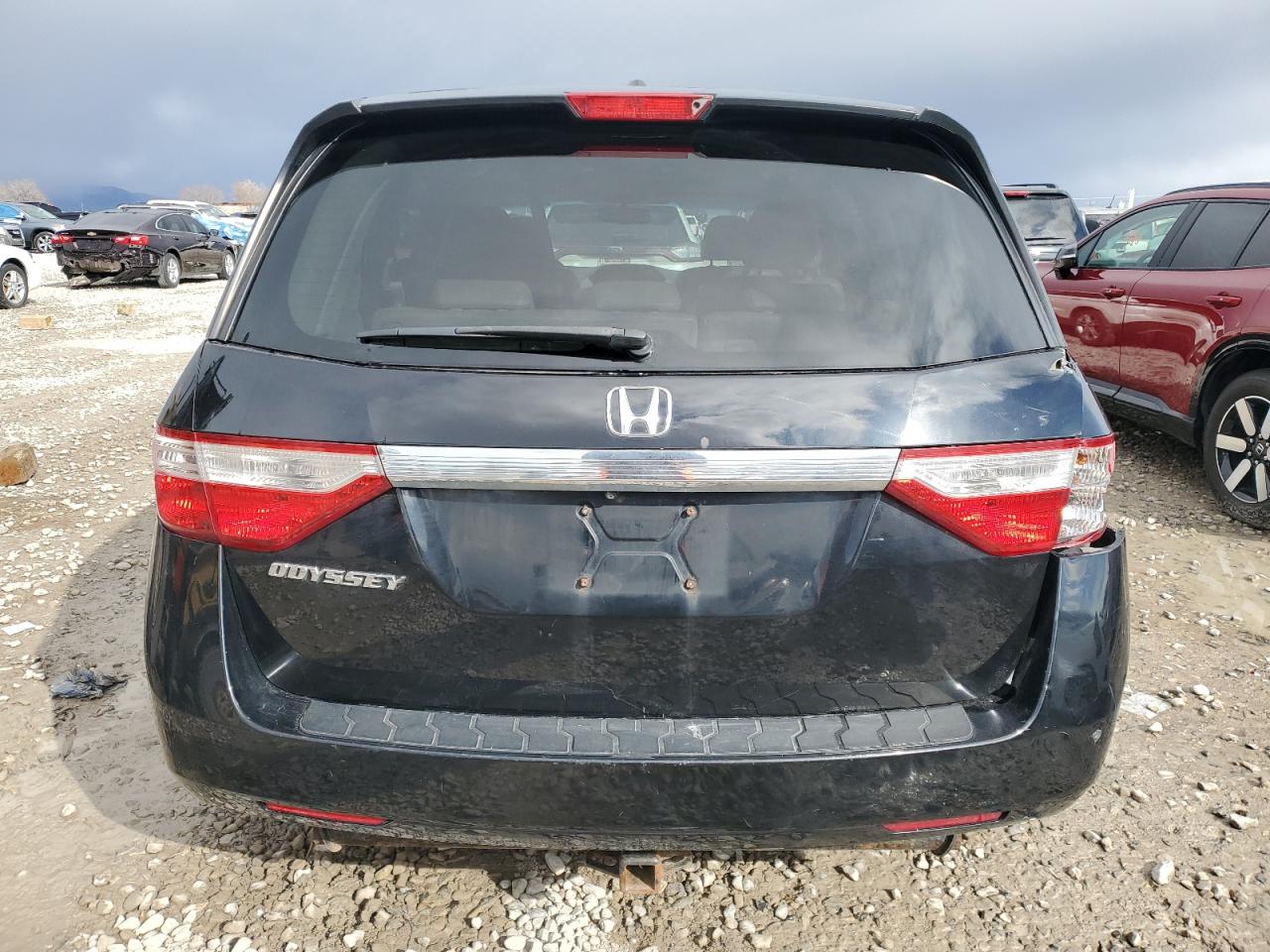 2011 Honda Odyssey VIN 5FNRL5H67BB001266 Copart auction photo, rear end damage thumbnail 6