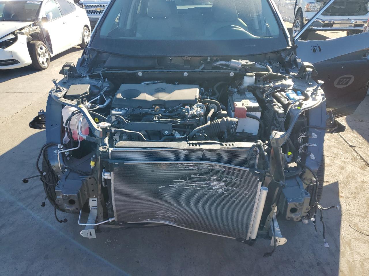 2022 Toyota RAV 4 VIN 2T3A1RFVXNW327257 Copart auction photo, front end damage thumbnail 12