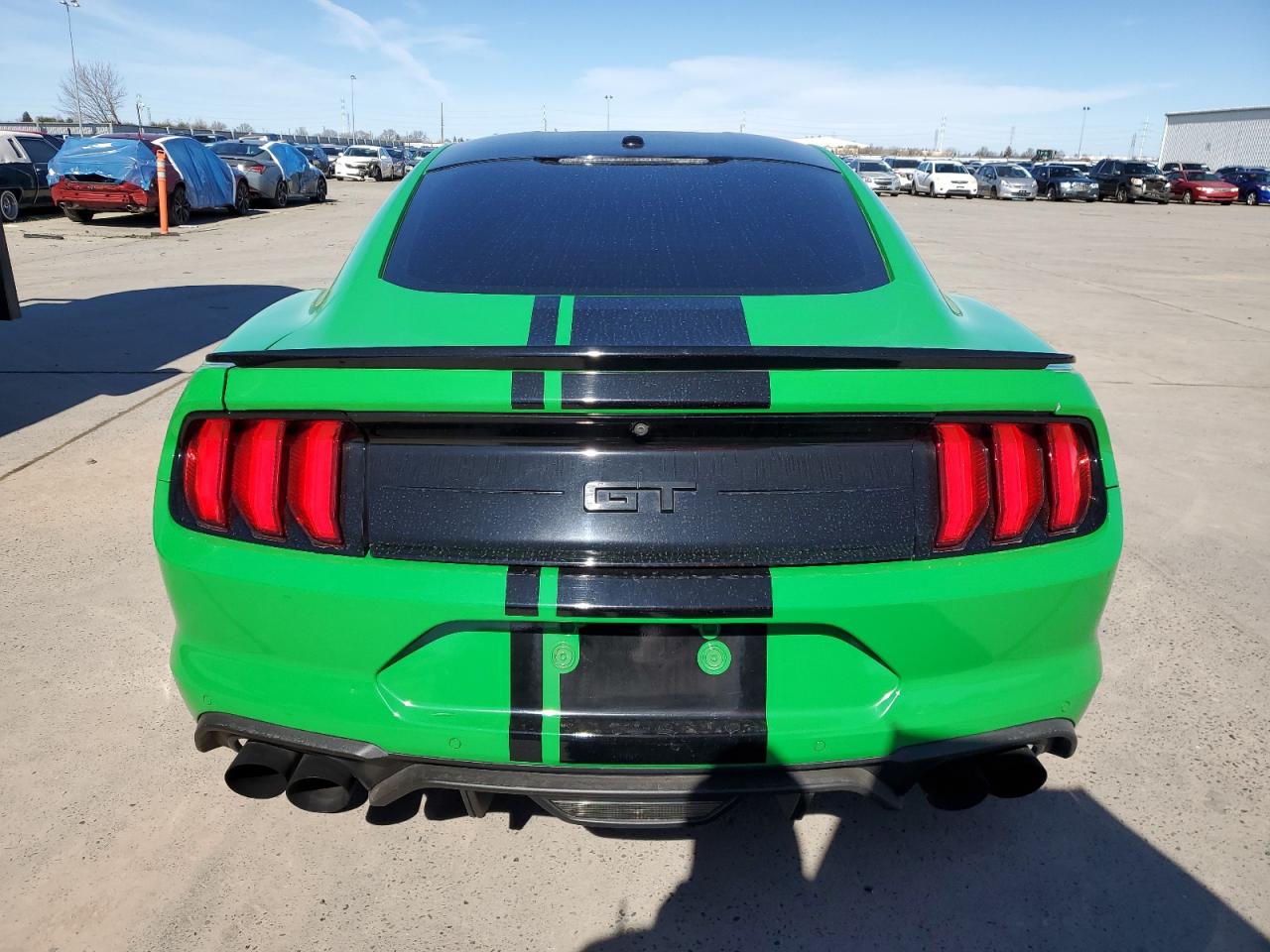 2019 Ford Mustang VIN 1FA6P8CF6K5152607 Copart auction photo, rear end damage thumbnail 6