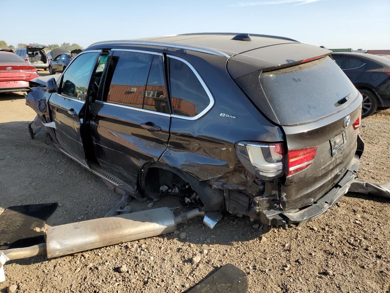 2018 BMW X5 VIN 5UXKT0C55J0V99775 Copart auction photo, all over damage thumbnail 2
