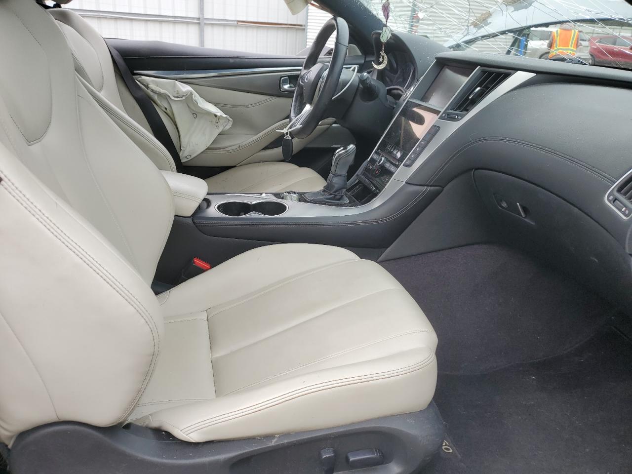 2017 Infiniti Q60 VIN JN1EV7EL6HM553911 Copart auction photo, side / front end damage thumbnail 7