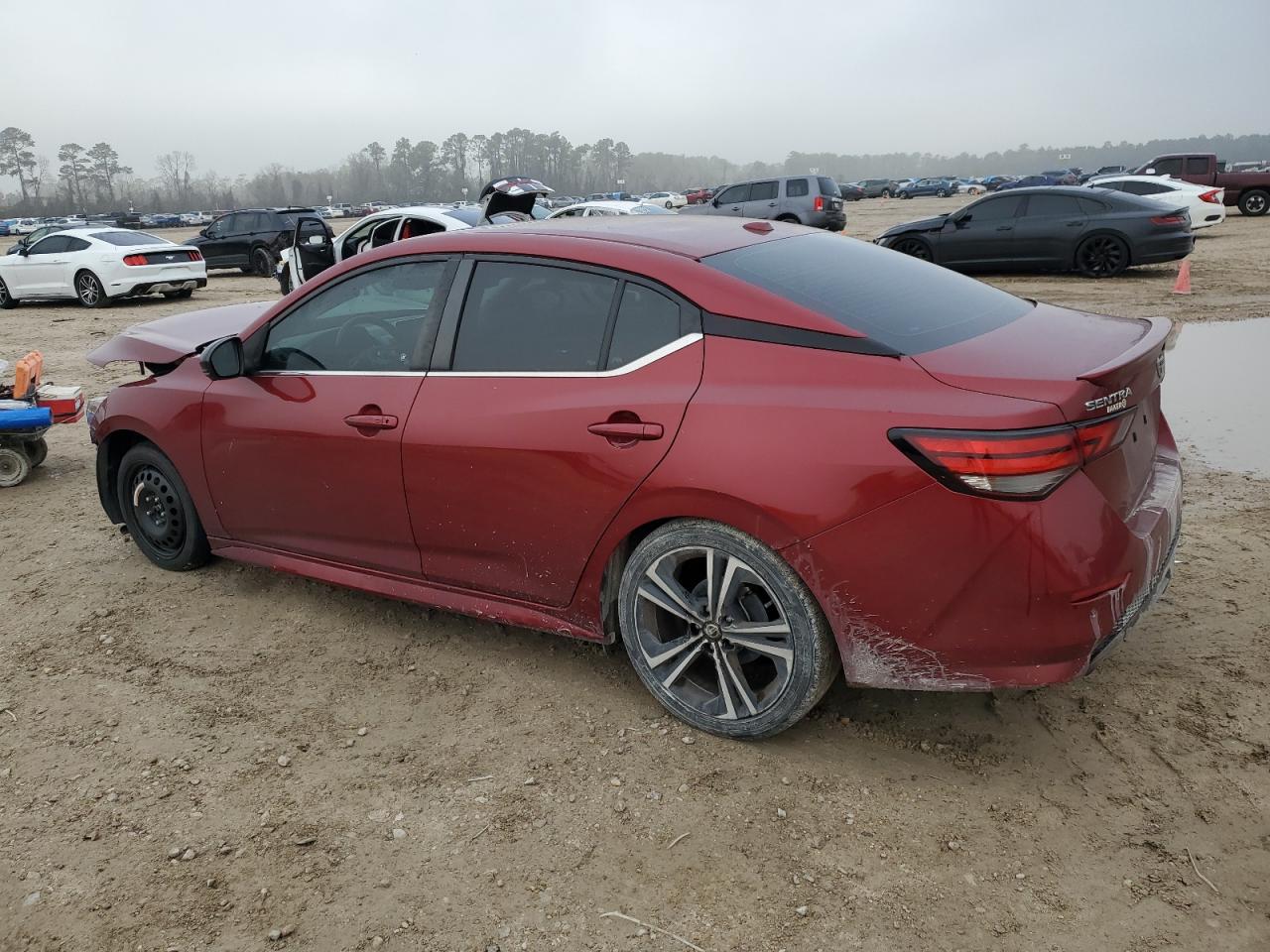 2021 Nissan Sentra VIN 3N1AB8DV1MY307663 Copart auction photo, front end / rear end damage thumbnail 2