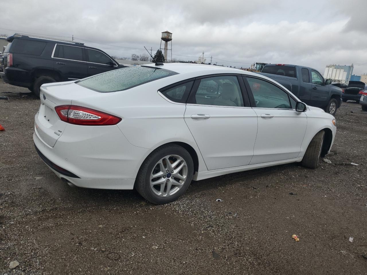 2014 Ford Fusion VIN 3FA6P0HD5ER316813 Copart auction photo, front end / side damage thumbnail 3