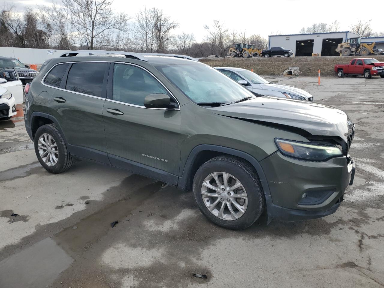 2019 Jeep Grand Cherokee VIN 1C4PJLCB0KD348516 Copart auction photo, front end damage thumbnail 4