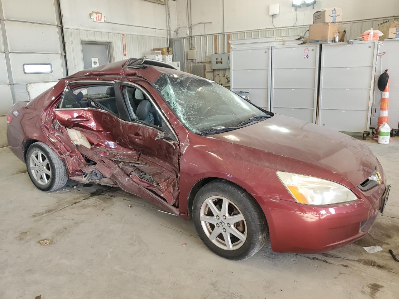 2003 Honda Accord VIN 1HGCM66523A064452 Copart auction photo, all over damage thumbnail 4