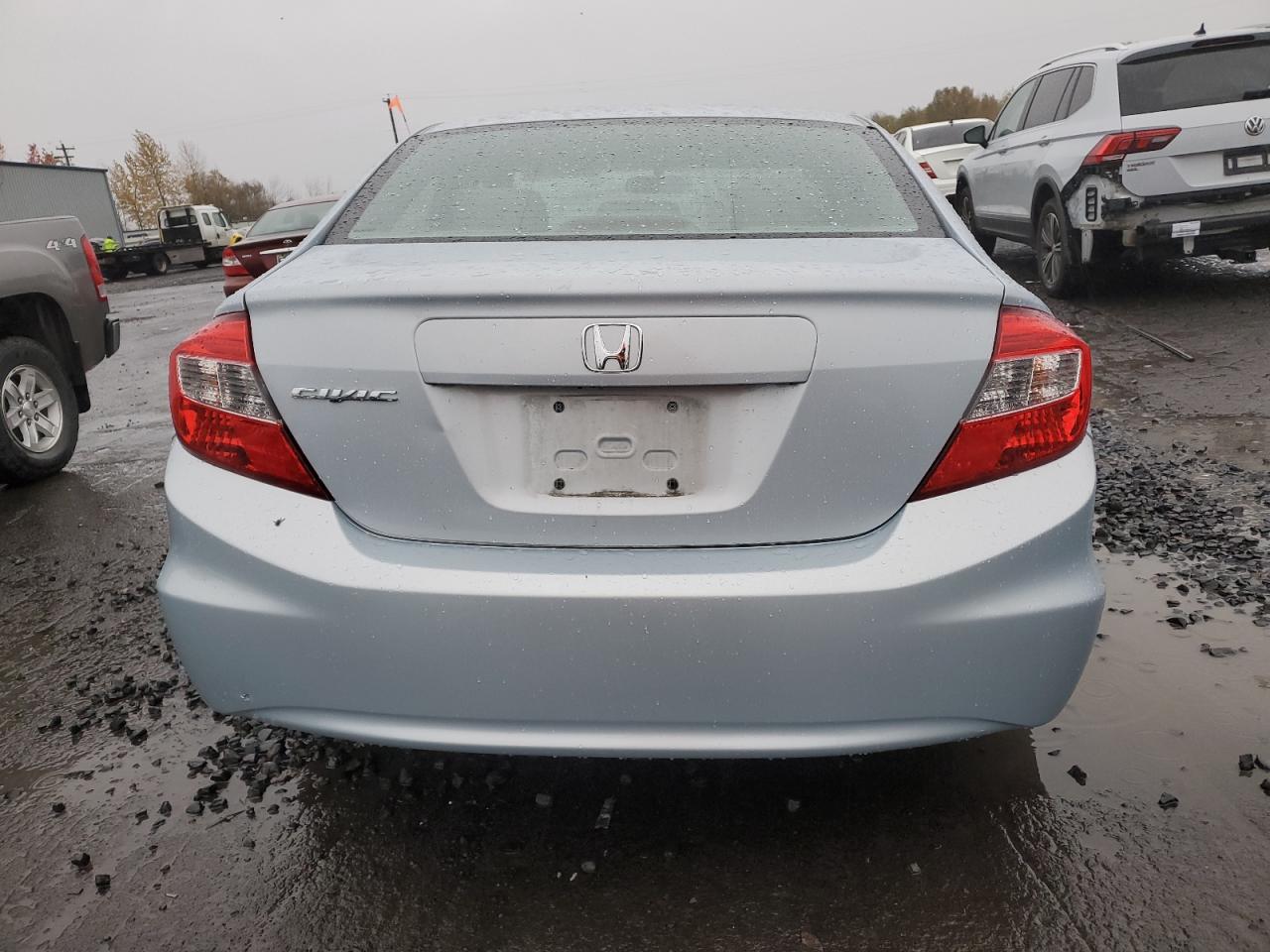 2012 Honda Civic VIN 2HGFB2F95CH517527 Copart auction photo, undercarriage damage thumbnail 6