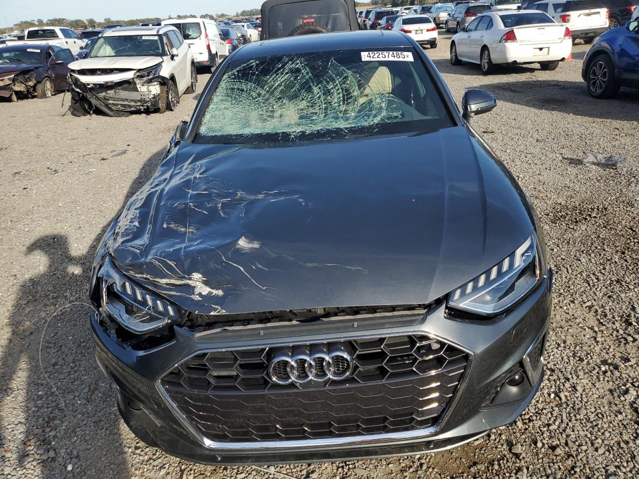 2020 Audi A4 VIN WAUFNAF46LA049422 Copart auction photo, side damage thumbnail 5