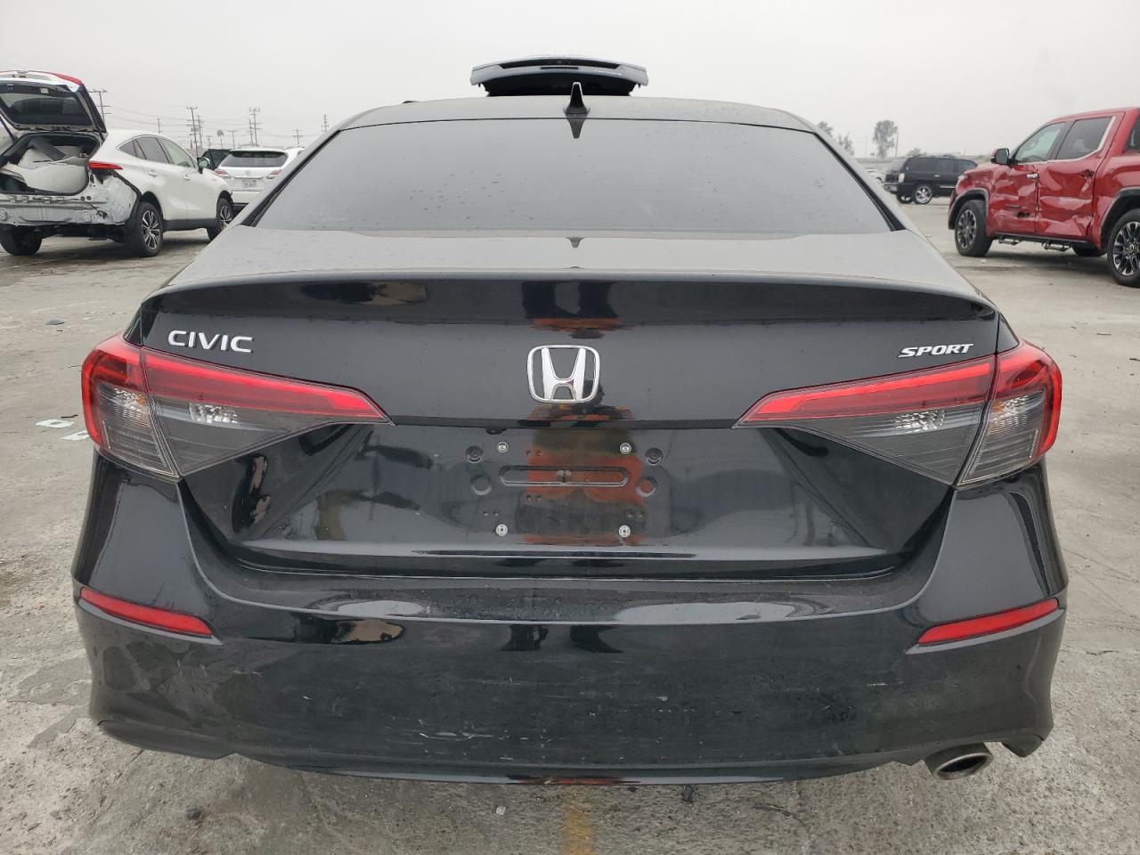 2022 Honda Civic VIN 2HGFE2F56NH600357 Copart auction photo, front end damage thumbnail 6