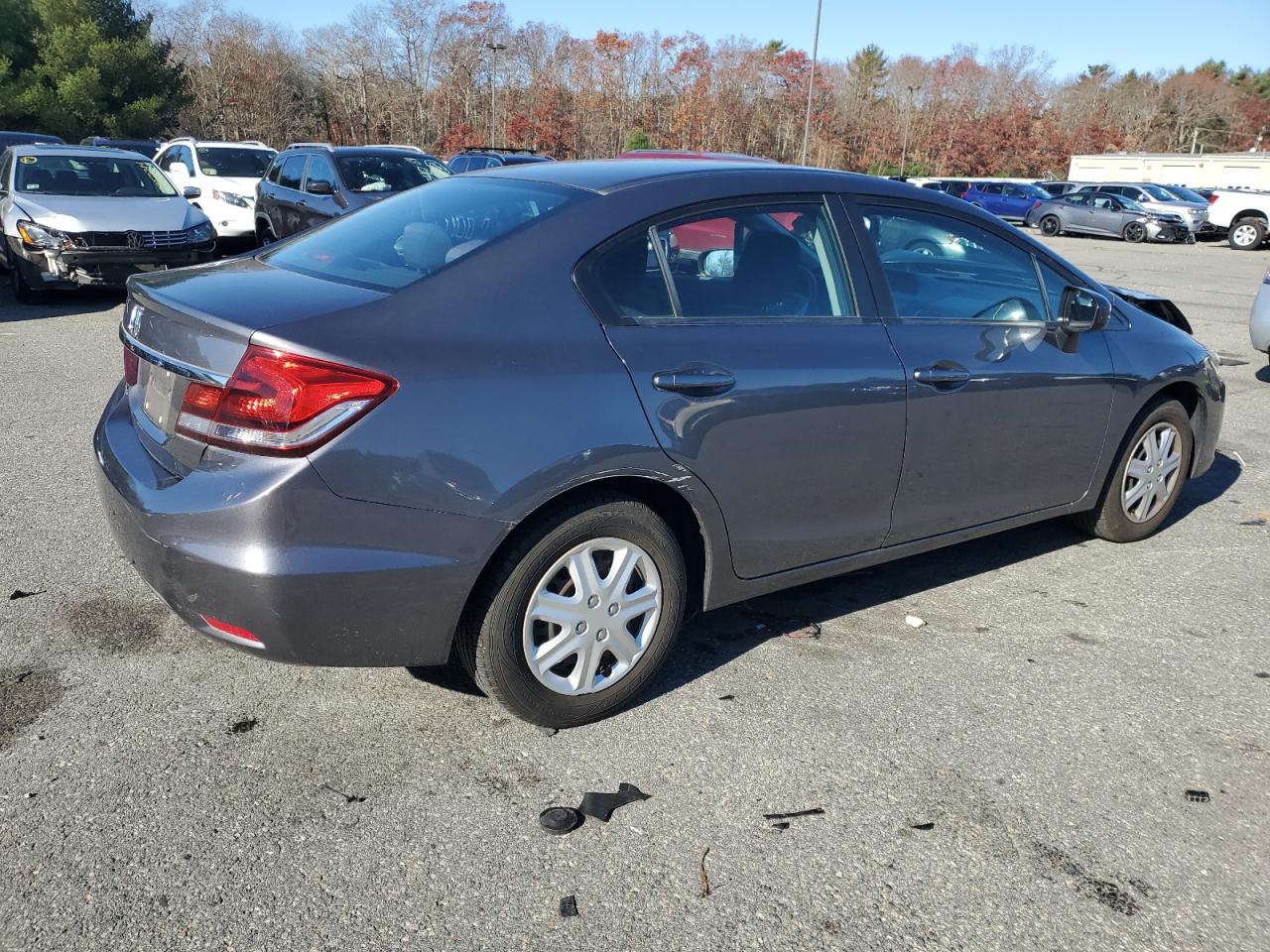 2014 Honda Civic VIN 2HGFB2F59EH508362 Copart auction photo, front end / minor dent/scratches damage thumbnail 3