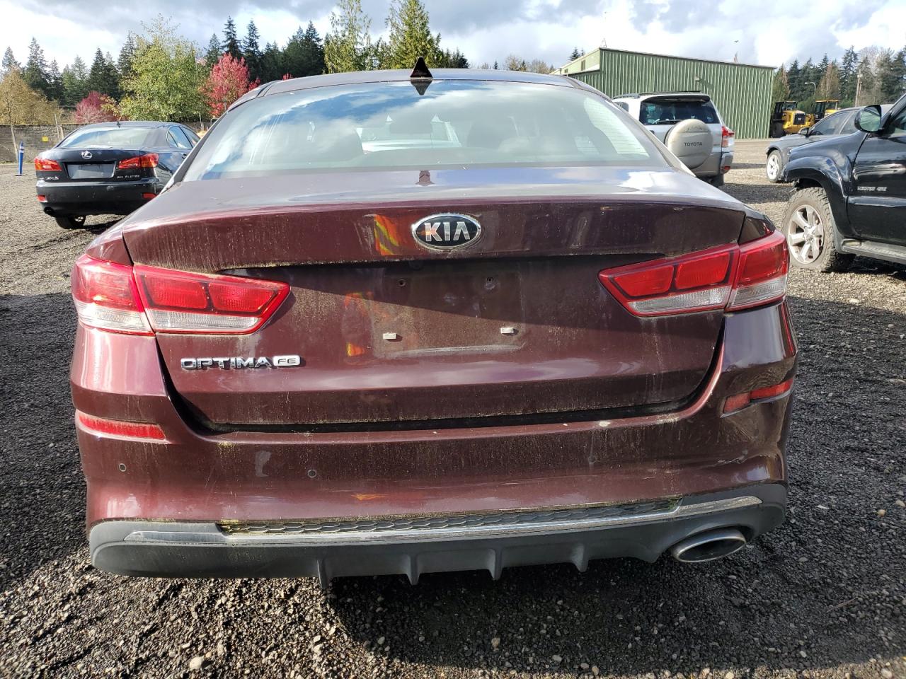 2020 KIA Optima VIN 5XXGT4L37LG419131 Copart auction photo, front end / vandalism damage thumbnail 6