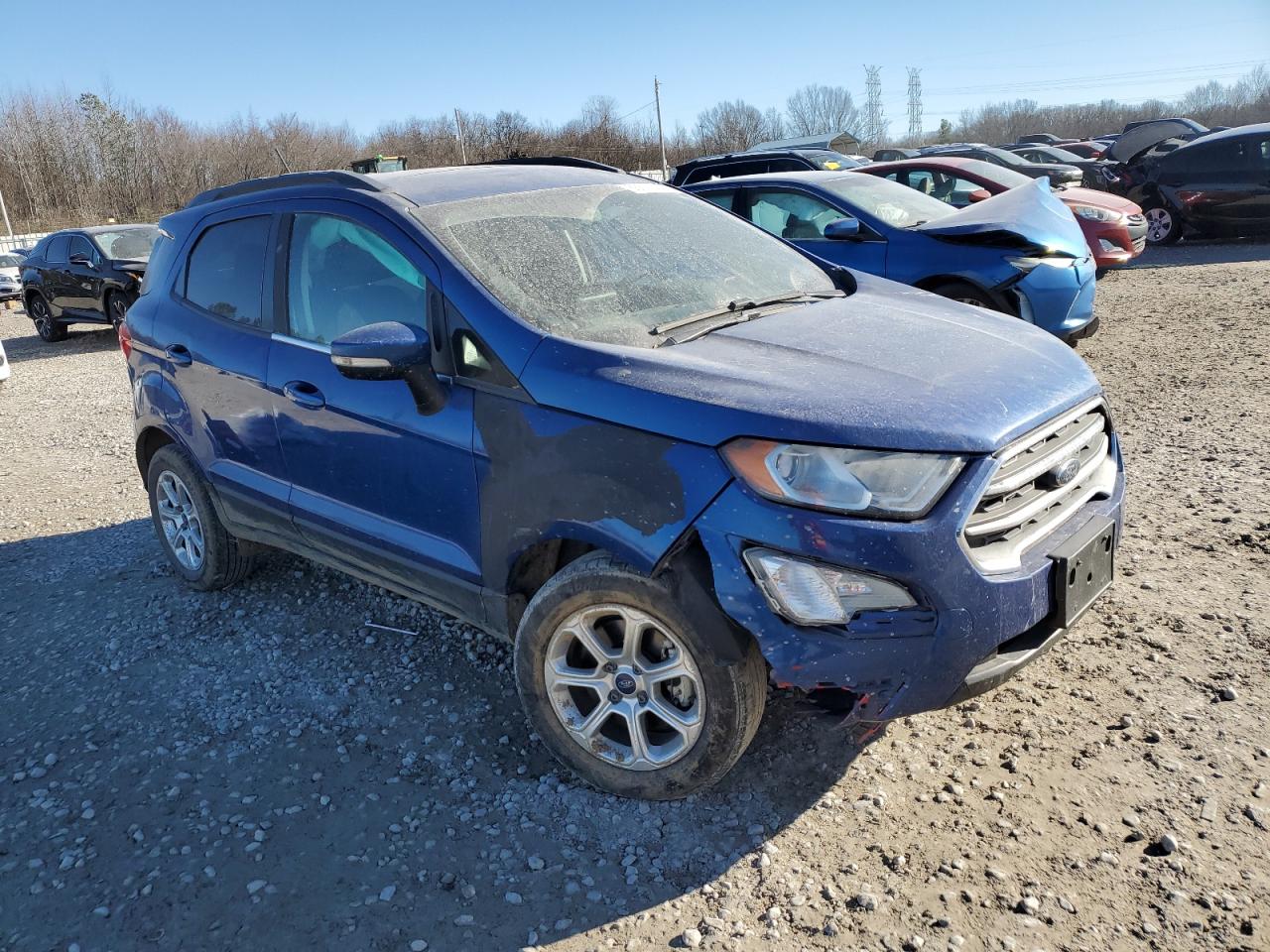 2018 Ford EcoSport VIN MAJ3P1TE9JC168814 Copart auction photo, front end damage thumbnail 4