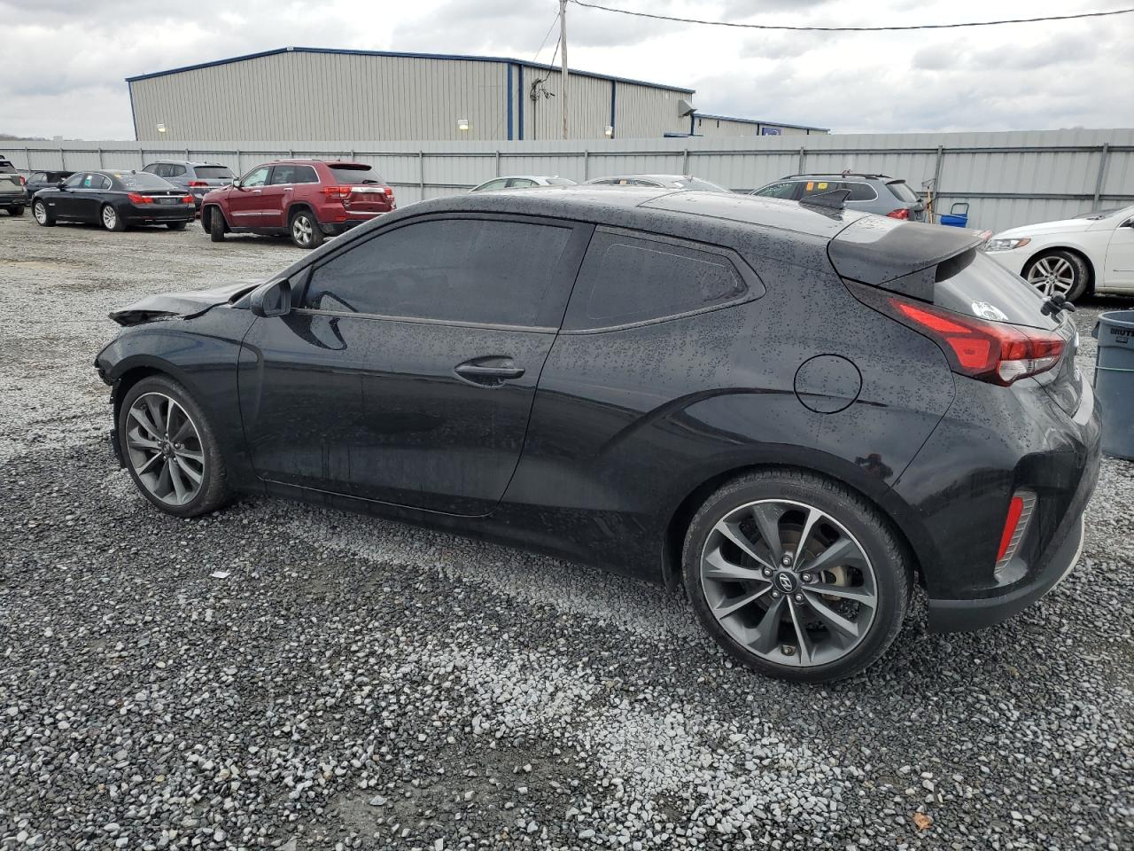 2019 Hyundai Veloster VIN KMHTG6AF3KU001522 Copart auction photo, front end damage thumbnail 2