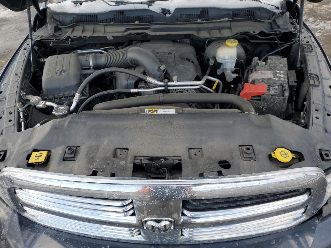 2018 RAM 1500 VIN 1C6RR7GT4JS216288 Copart auction photo, front end / side damage thumbnail 13