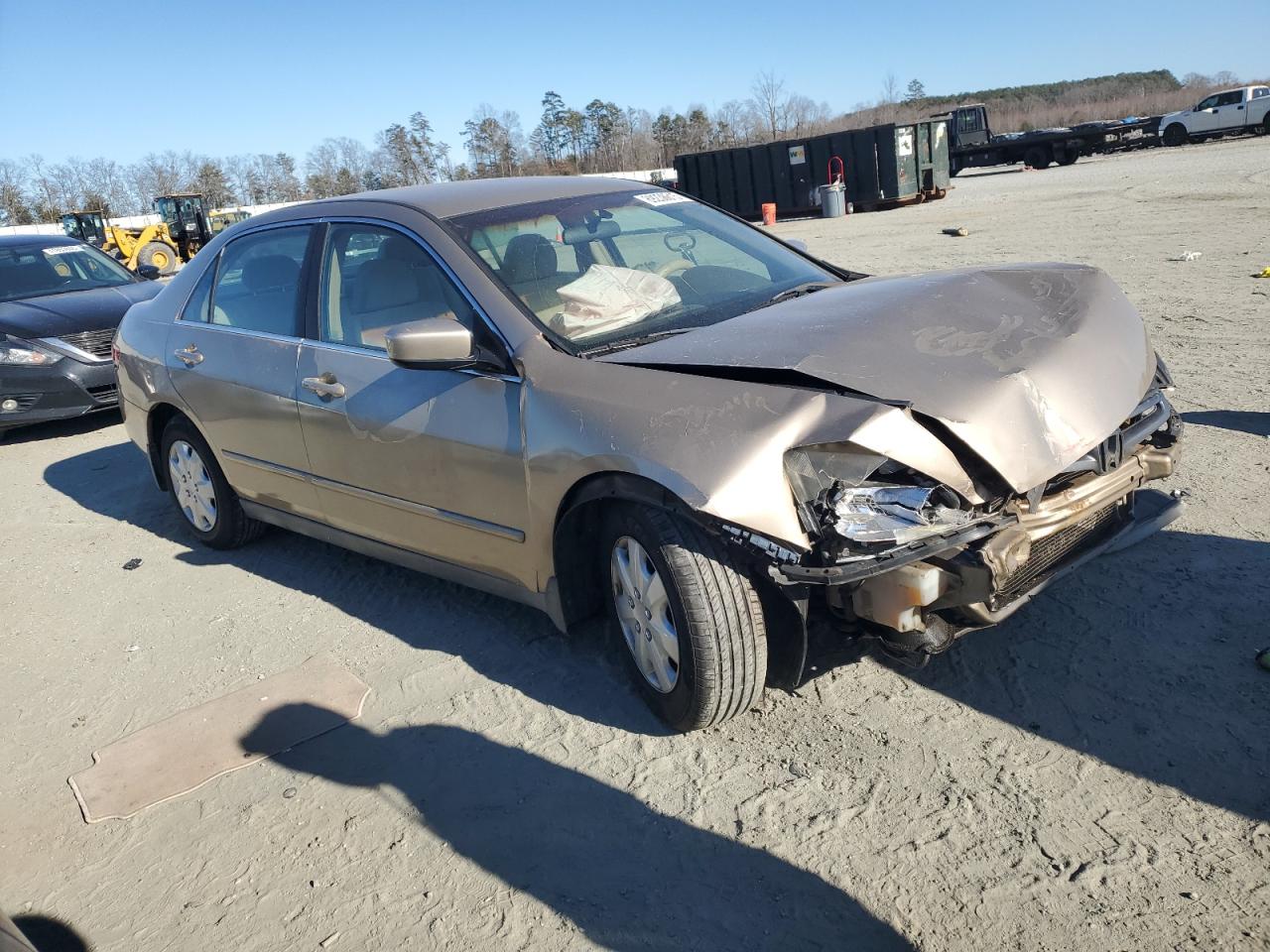 2003 Honda Accord VIN 1HGCM56373A129787 Copart auction photo, front end damage thumbnail 4