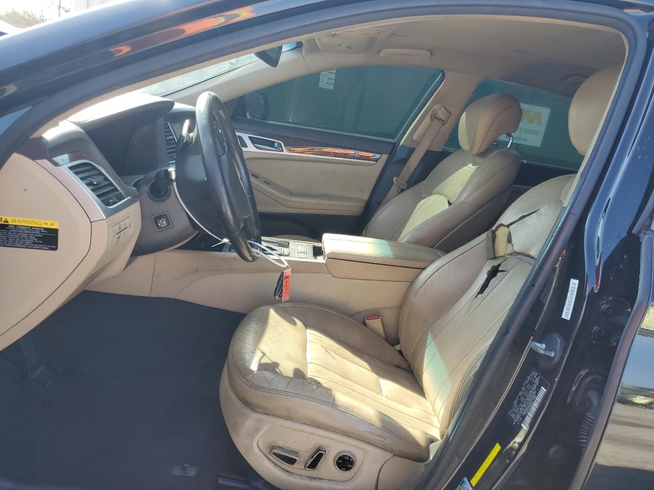 2015 Hyundai Genesis VIN KMHGN4JE5FU036524 Copart auction photo, front end damage thumbnail 7