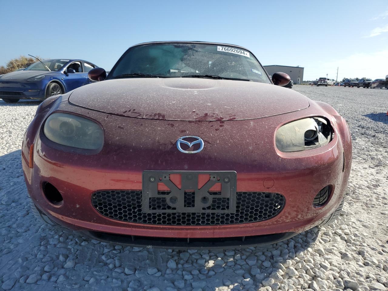 2006 Mazda MX-5 VIN JM1NC25F760111160 Copart auction photo, all over damage thumbnail 5