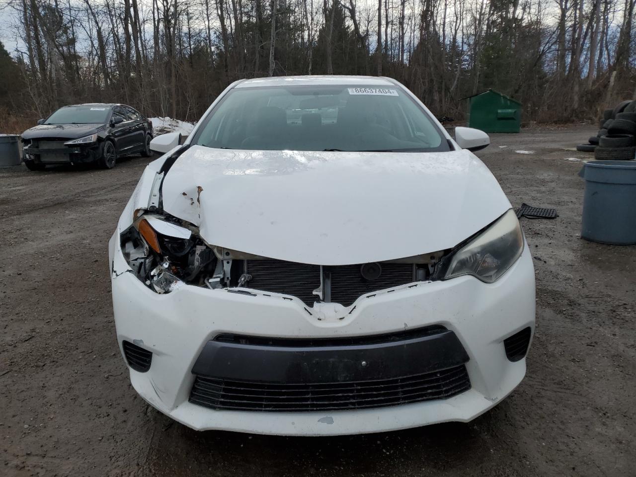 2015 Toyota Corolla VIN 2T1BURHE7FC313790 Copart auction photo, front end / side damage thumbnail 5
