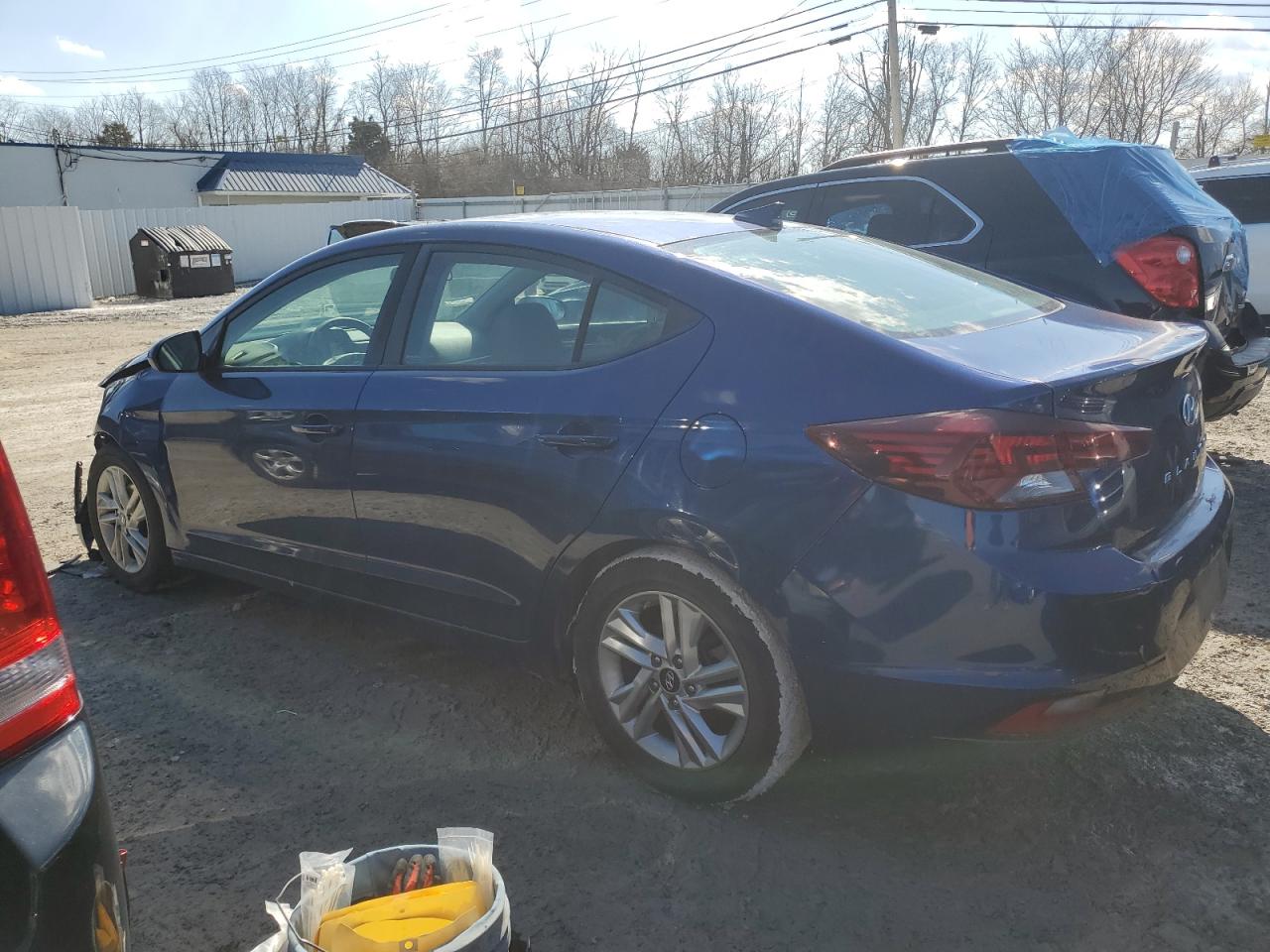 2020 Hyundai Elantra VIN 5NPD84LF8LH568814 Copart auction photo, front end / rear end damage thumbnail 2