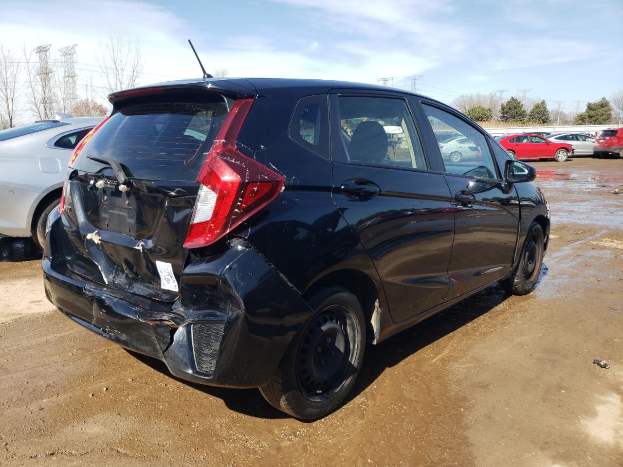 2016 Honda Fit VIN JHMGK5H5XGX025087 Copart auction photo, front end / rear end damage thumbnail 3