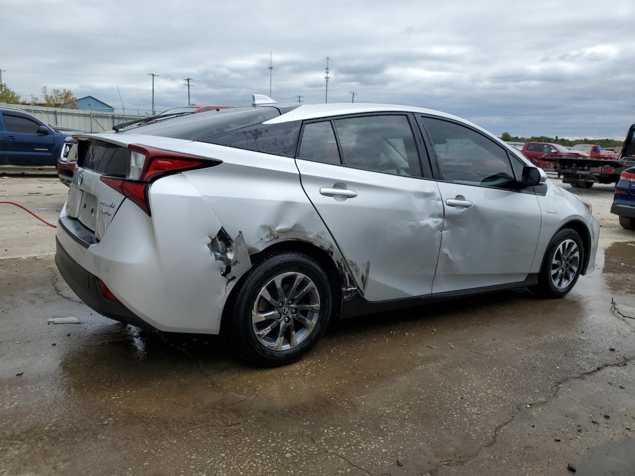 2022 Toyota Prius VIN JTDKAMFU7N3179408 Copart auction photo, rear end / side damage thumbnail 3
