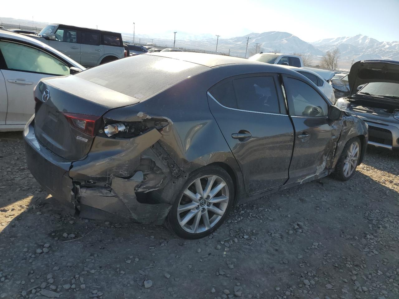 2017 Mazda 3 VIN 3MZBN1V76HM116931 Copart auction photo, all over damage thumbnail 3