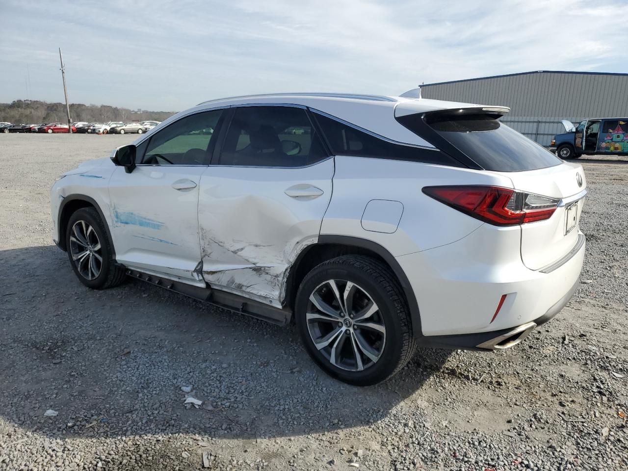 2019 Lexus RX VIN 2T2ZZMCA5KC128196 Copart auction photo, side / front end damage thumbnail 2