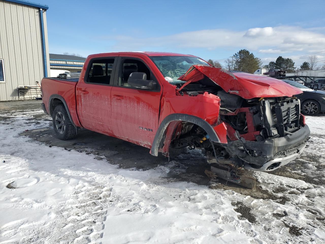 2020 RAM 1500 VIN 1C6SRFLT5LN151275 Copart auction photo, front end damage thumbnail 4