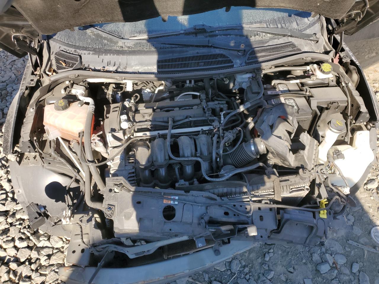 2019 Ford Fiesta VIN 3FADP4BJ8KM155976 Copart auction photo, front end damage thumbnail 11