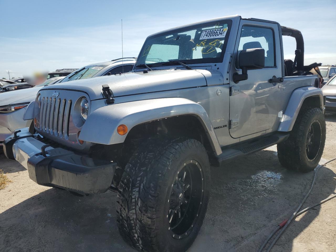 2013 Jeep Wrangler VIN 1C4AJWBGXDL585463