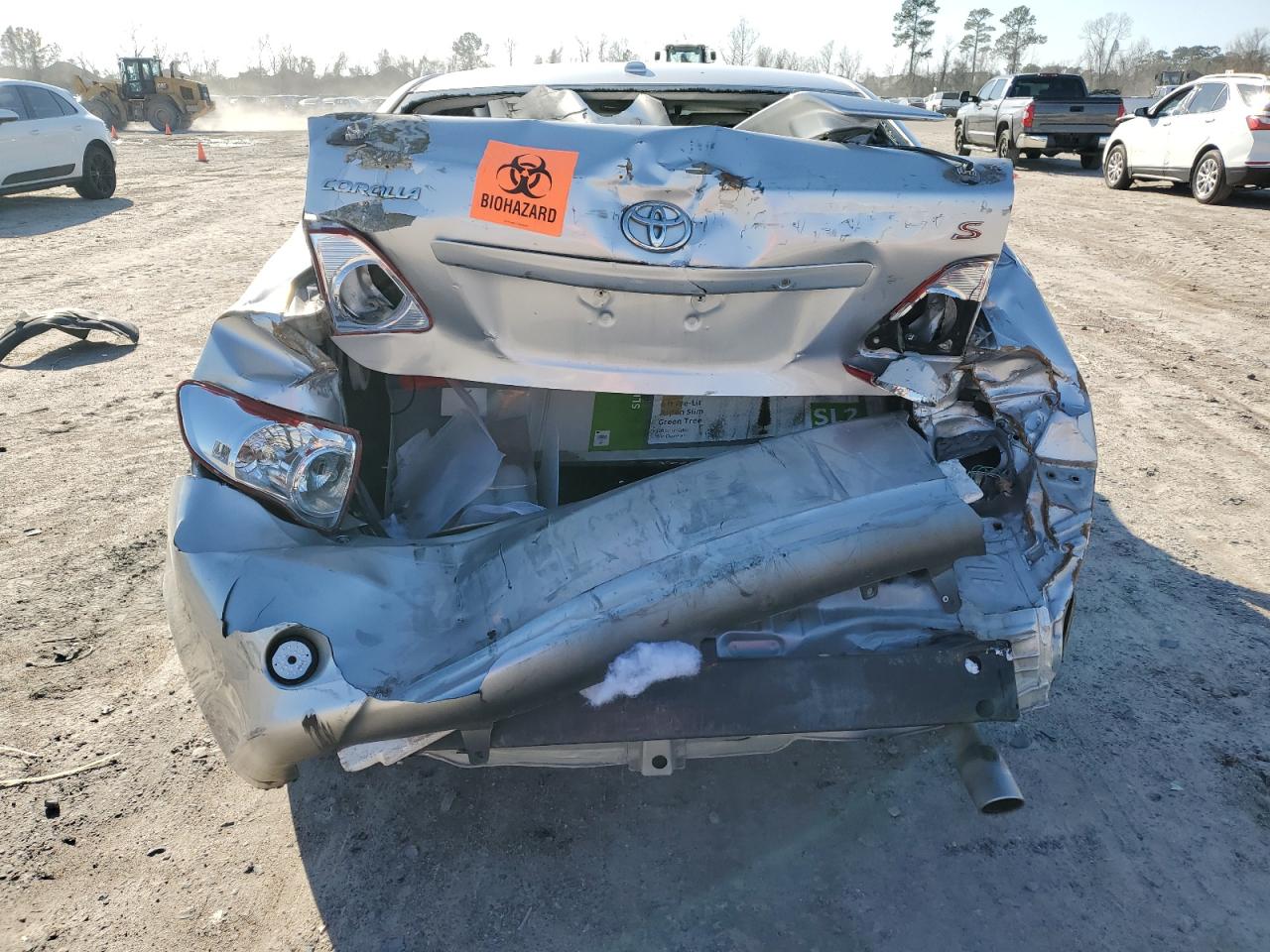 2009 Toyota Corolla VIN 1NXBU40E39Z117671 Copart auction photo, front end / rear end damage thumbnail 6