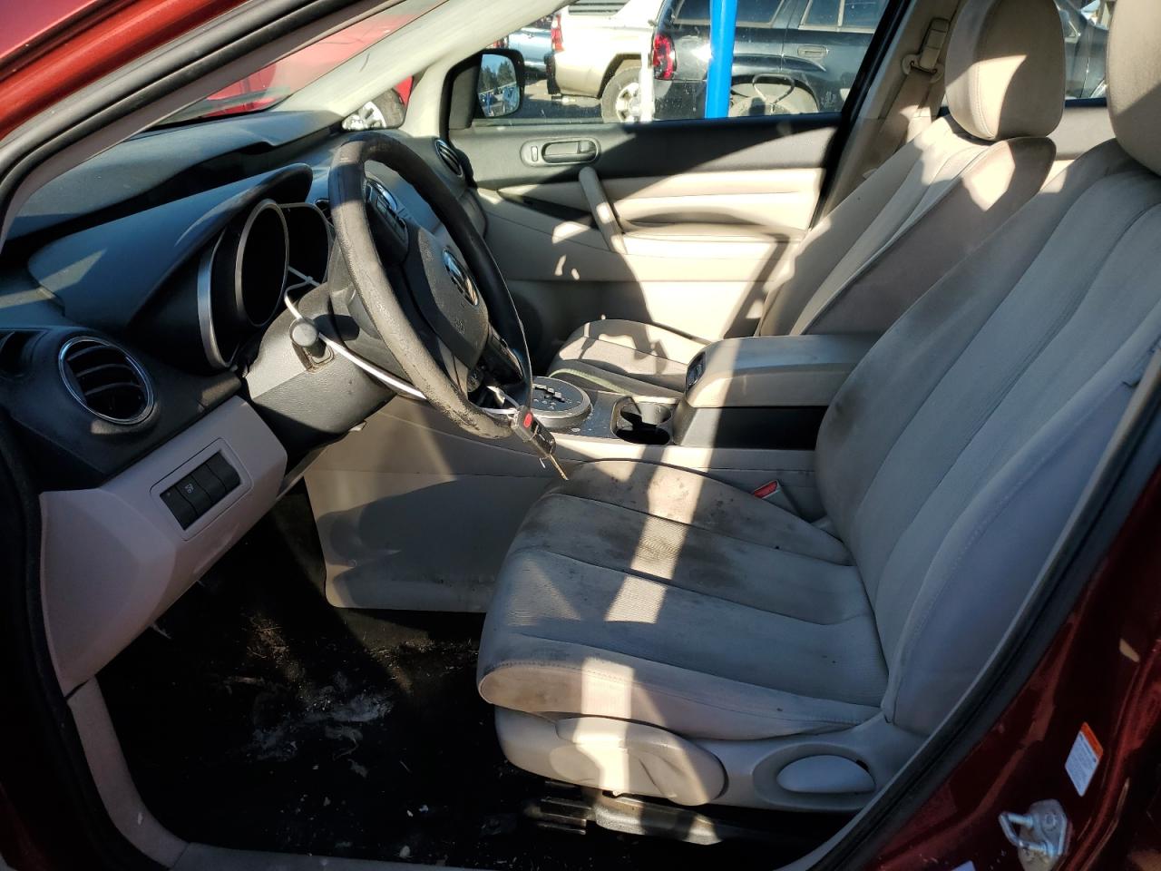 2010 Mazda CX-7 VIN JM3ER2W59A0347992 Copart auction photo, all over damage thumbnail 7