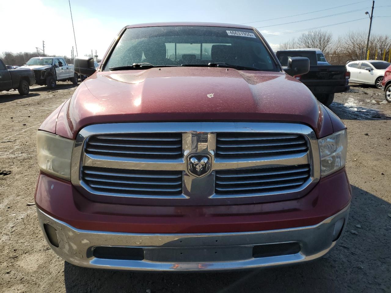 2014 RAM 1500 VIN 1C6RR6GG4ES259144 Copart auction photo, rear end / undercarriage damage thumbnail 5