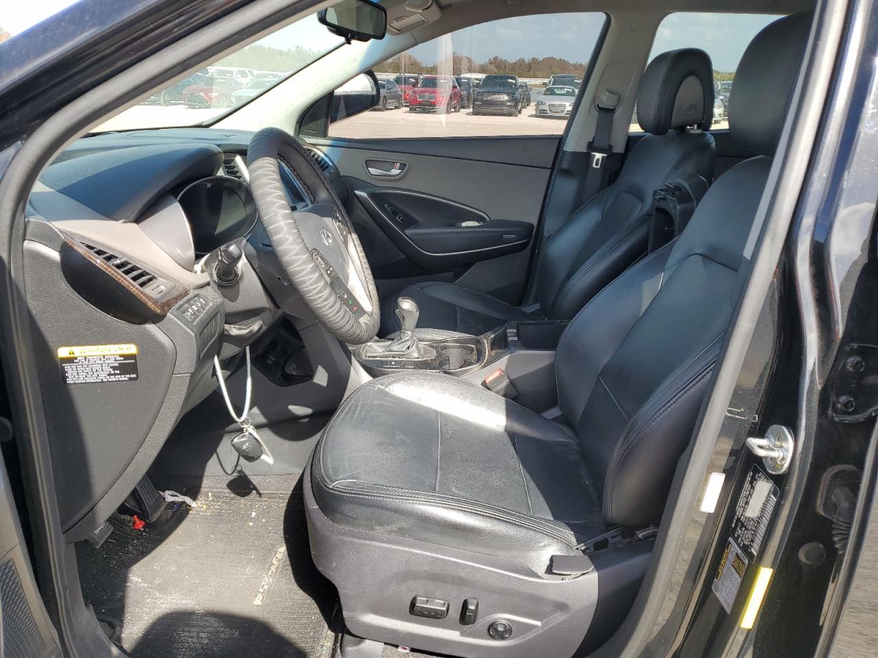 2018 Hyundai Santa Fe VIN 5XYZU3LBXJG553874 Copart auction photo, side / undercarriage damage thumbnail 7