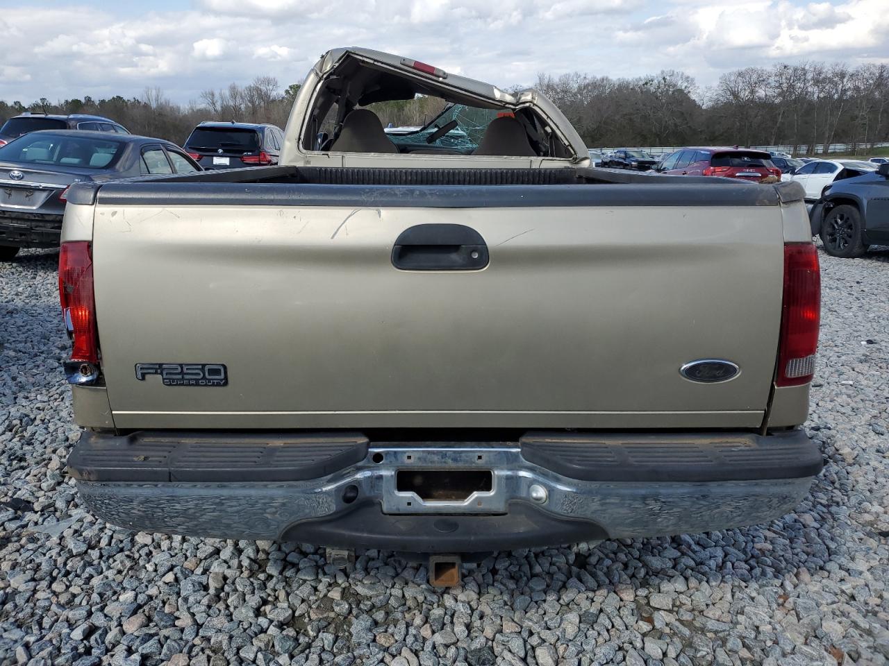 2000 Ford F250 VIN 1FTNX20FXYEA39761 Copart auction photo, rollover damage thumbnail 6
