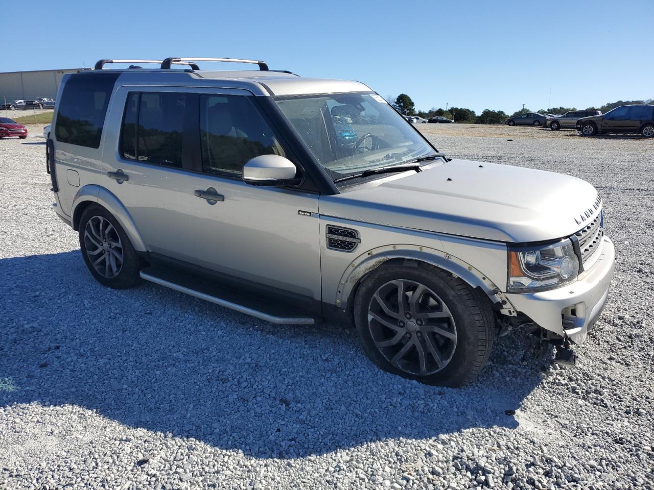 2016 Land Rover LR4 VIN SALAG2V61GA836745 Copart auction photo, front end / mechanical damage thumbnail 4