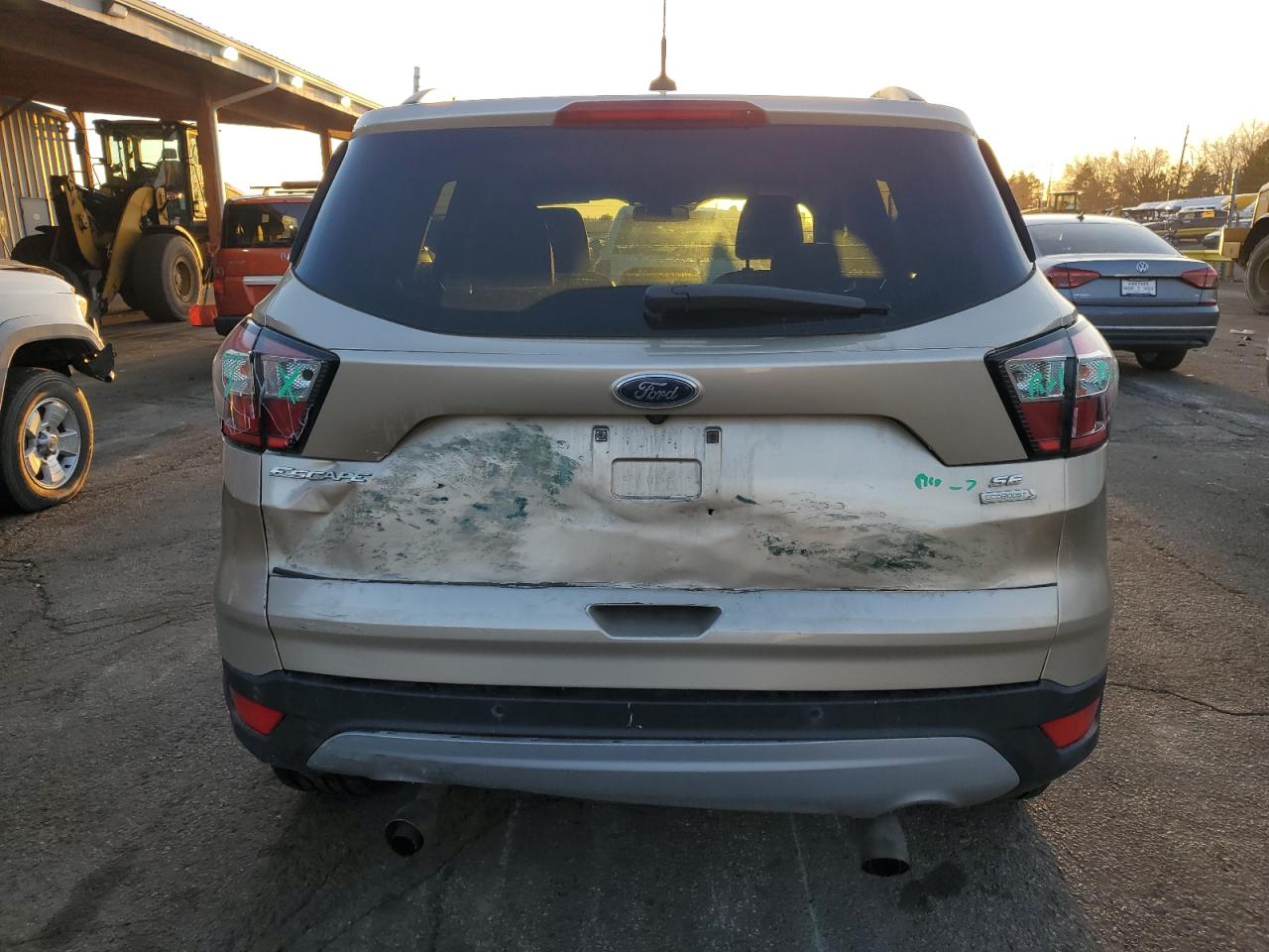 2017 Ford Escape VIN 1FMCU0GD0HUC77449 Copart auction photo, rear end / front end damage thumbnail 6