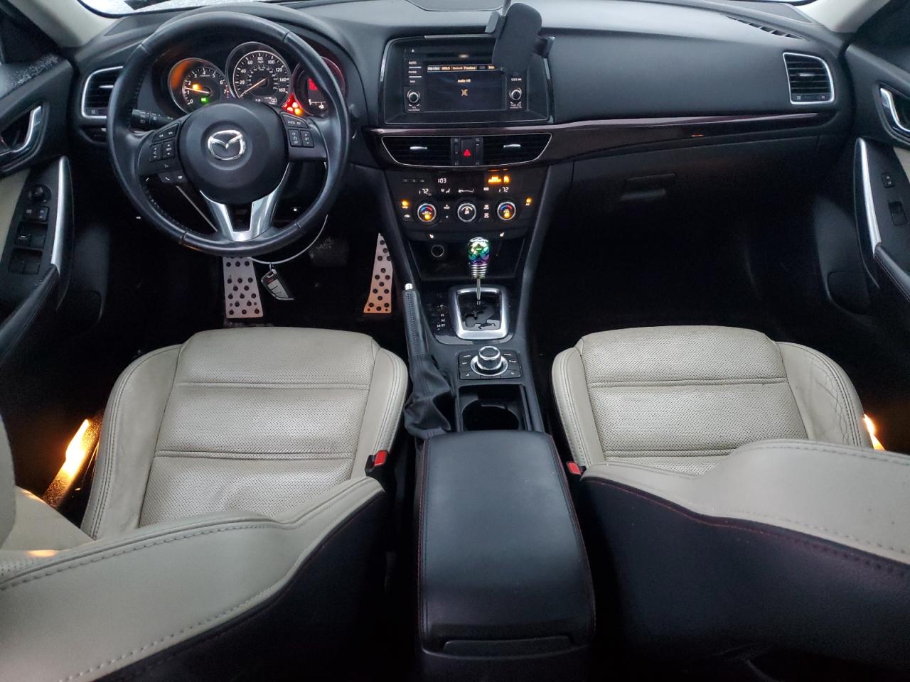 2014 Mazda 6 VIN JM1GJ1W51E1110707 Copart auction photo, front end damage thumbnail 8