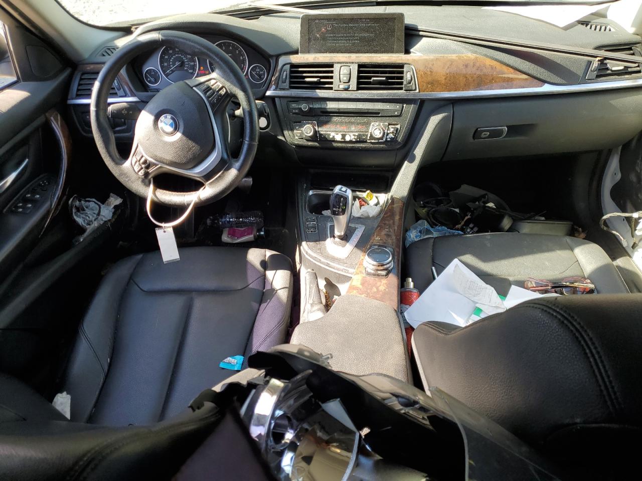 2014 BMW 3er VIN WBA3B5G51ENS07106 Copart auction photo, front end damage thumbnail 8