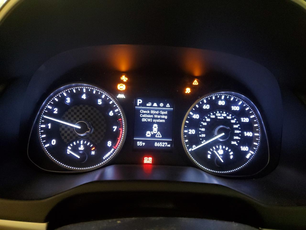 2019 Hyundai Elantra VIN KMHD84LF2KU762092 Copart auction photo, side / front end damage thumbnail 9