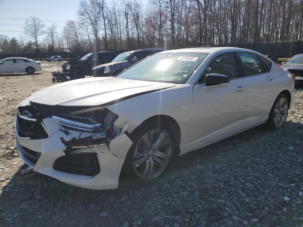 2021 Acura TLX VIN 19UUB5F48MA006715 - Copart auction photo