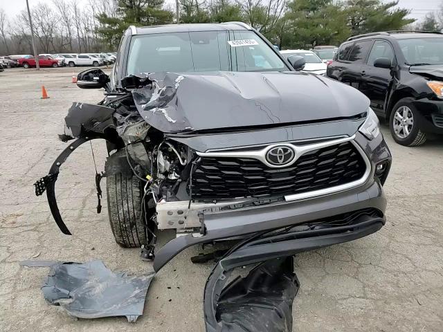 2021 Toyota Highlander VIN 5TDGZRBH4MS532124 Copart auction photo, front end / side damage thumbnail 12