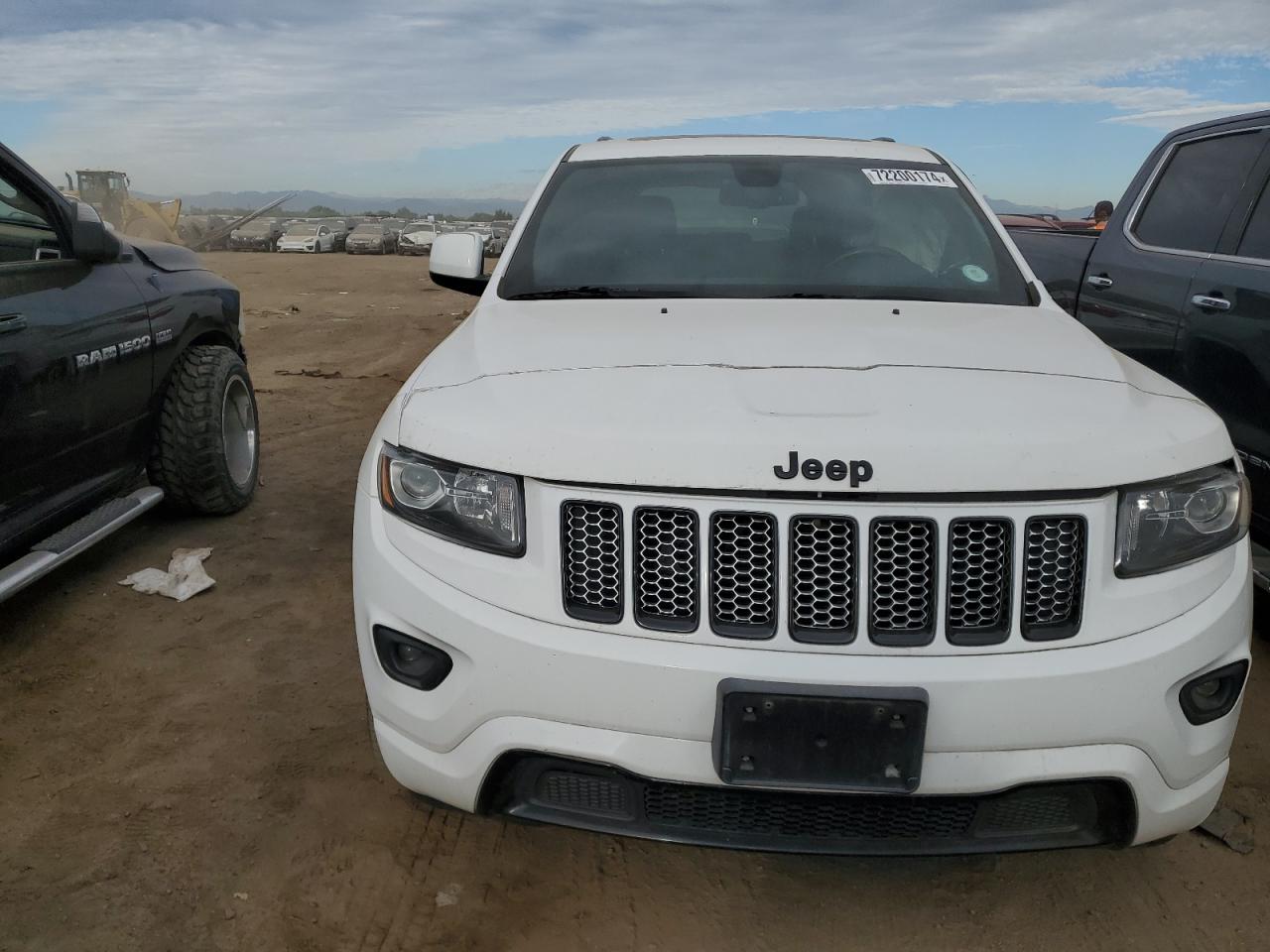 2015 Jeep Grand Cherokee VIN 1C4RJFAG9FC636829 Copart auction photo, side damage thumbnail 5