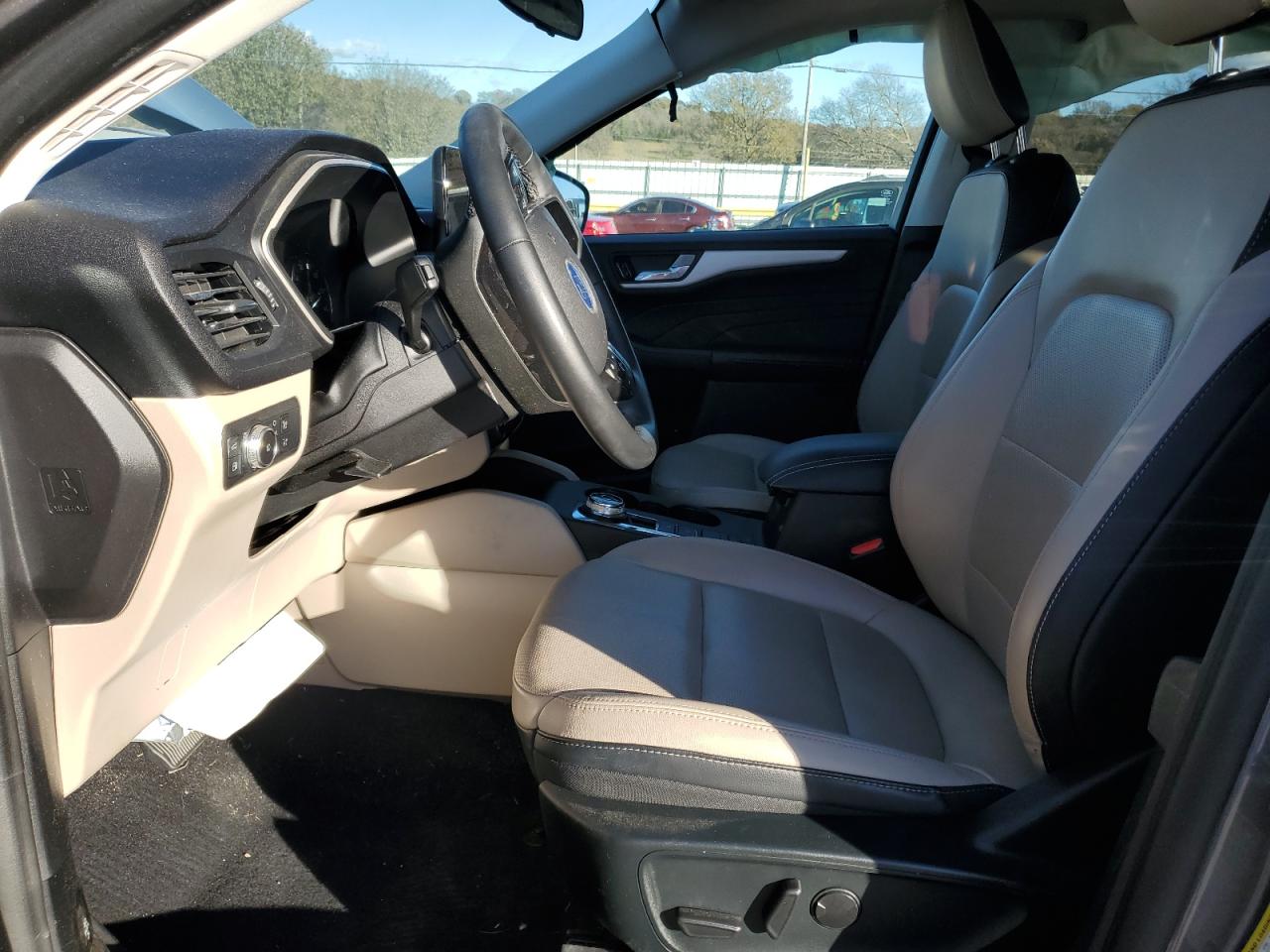 2021 Ford Escape VIN 1FMCU9CZ5MUA90658 Copart auction photo, front end / side damage thumbnail 7