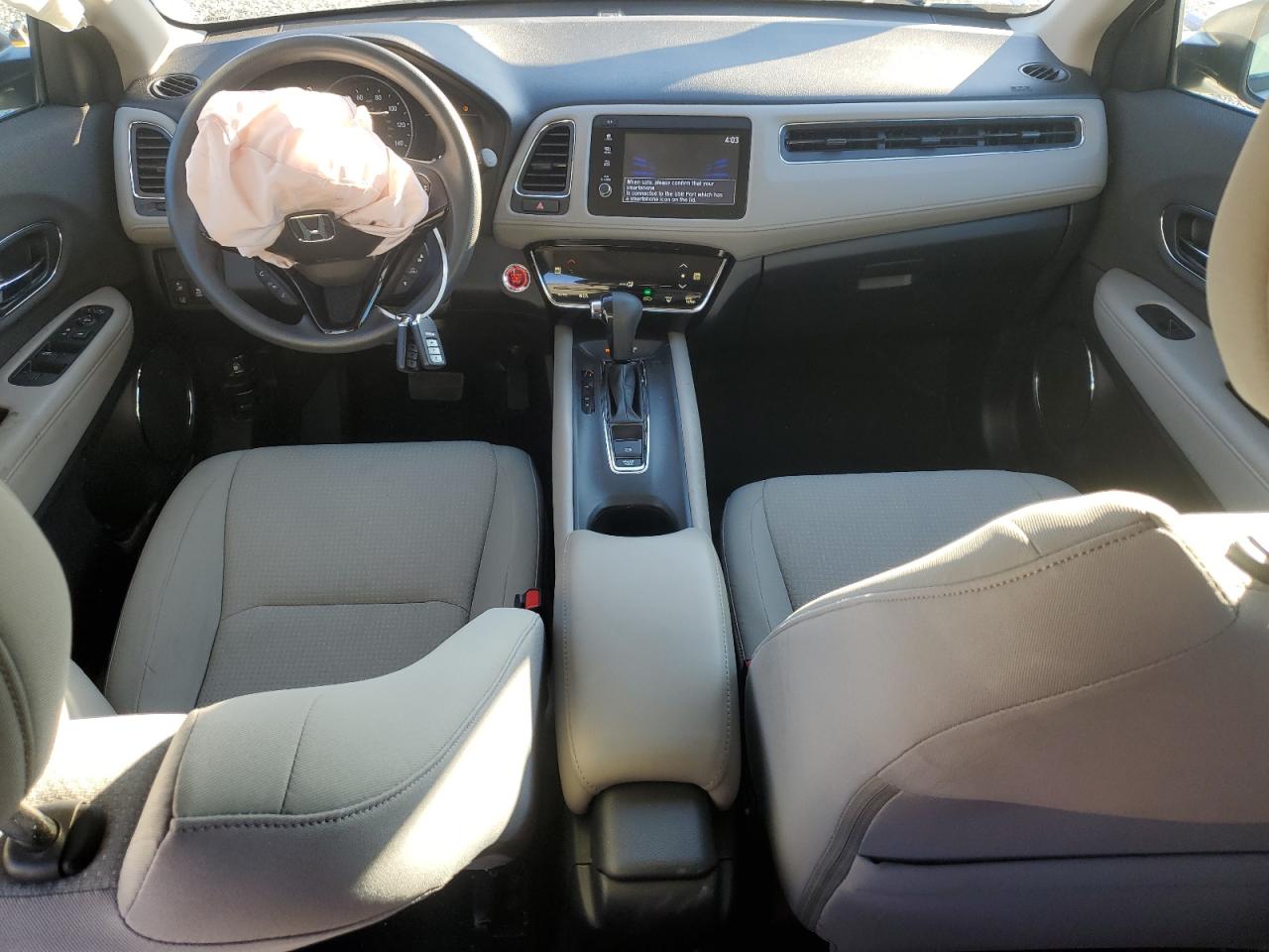 2021 Honda HR-V VIN 3CZRU5H53MM700620 Copart auction photo, front end / undercarriage damage thumbnail 8